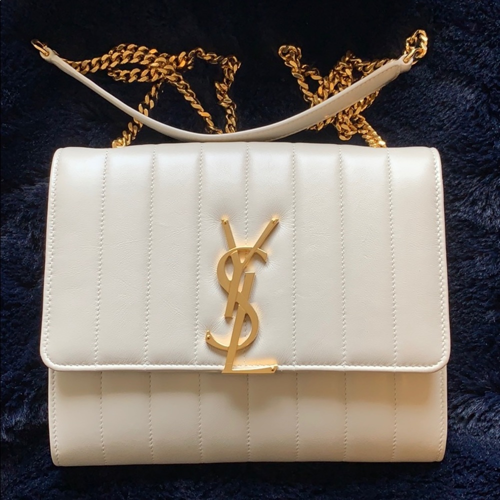 AUTHENTIC Saint Laurent Vicky Wallet on a Chain